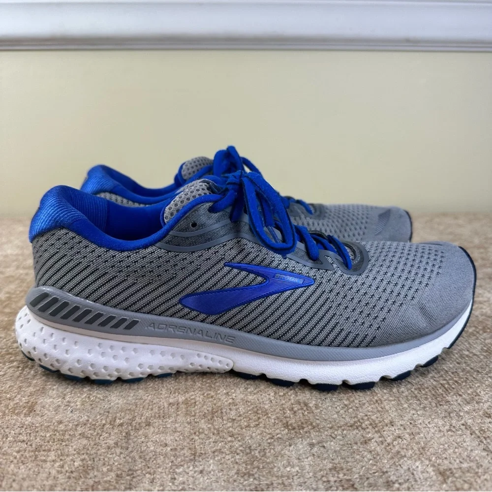 Brooks Adrenaline GTS 20 Blue/Grey Running/Athletic Sneakers M-8 W-9.5